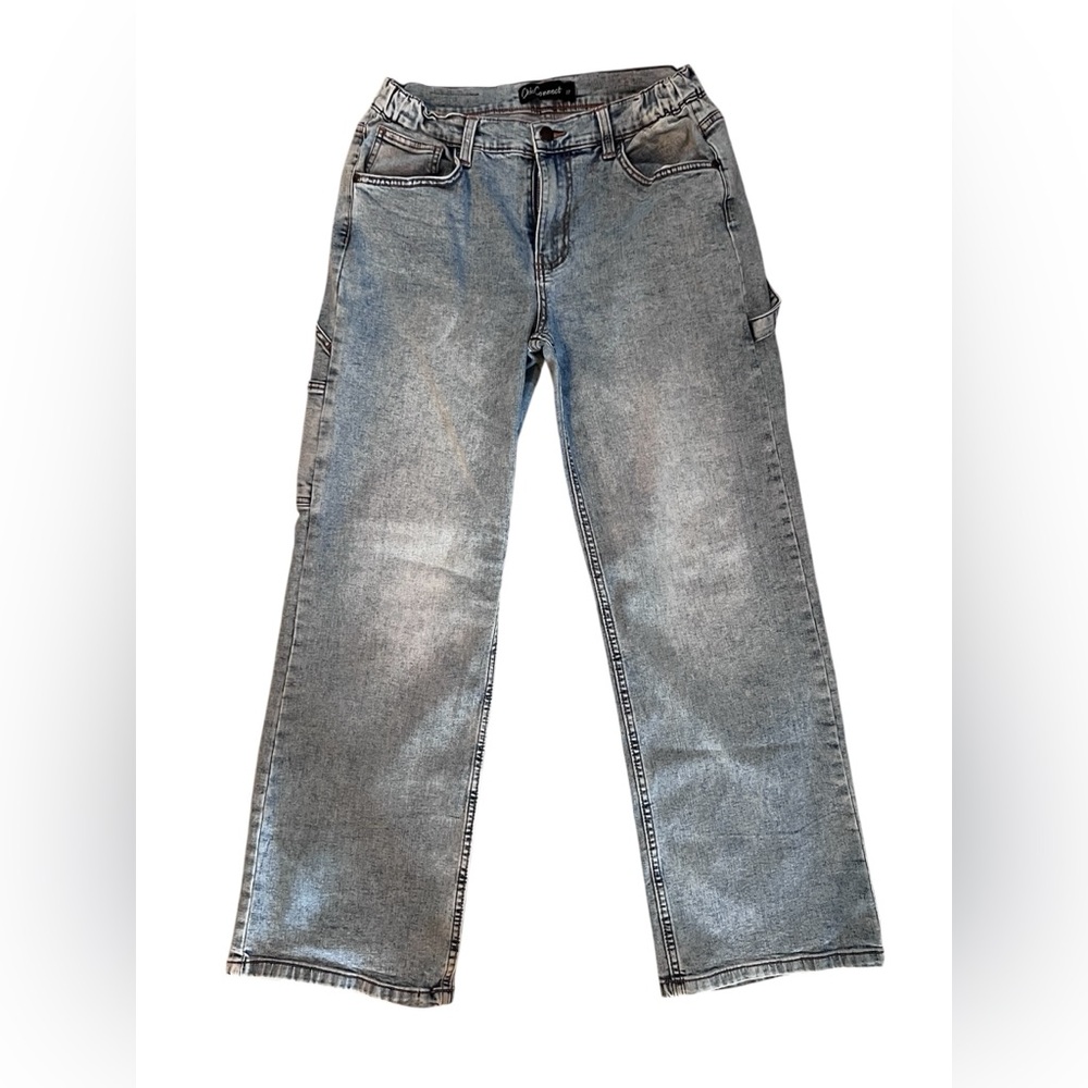 Women's Light Blue Wide Leg Jeans